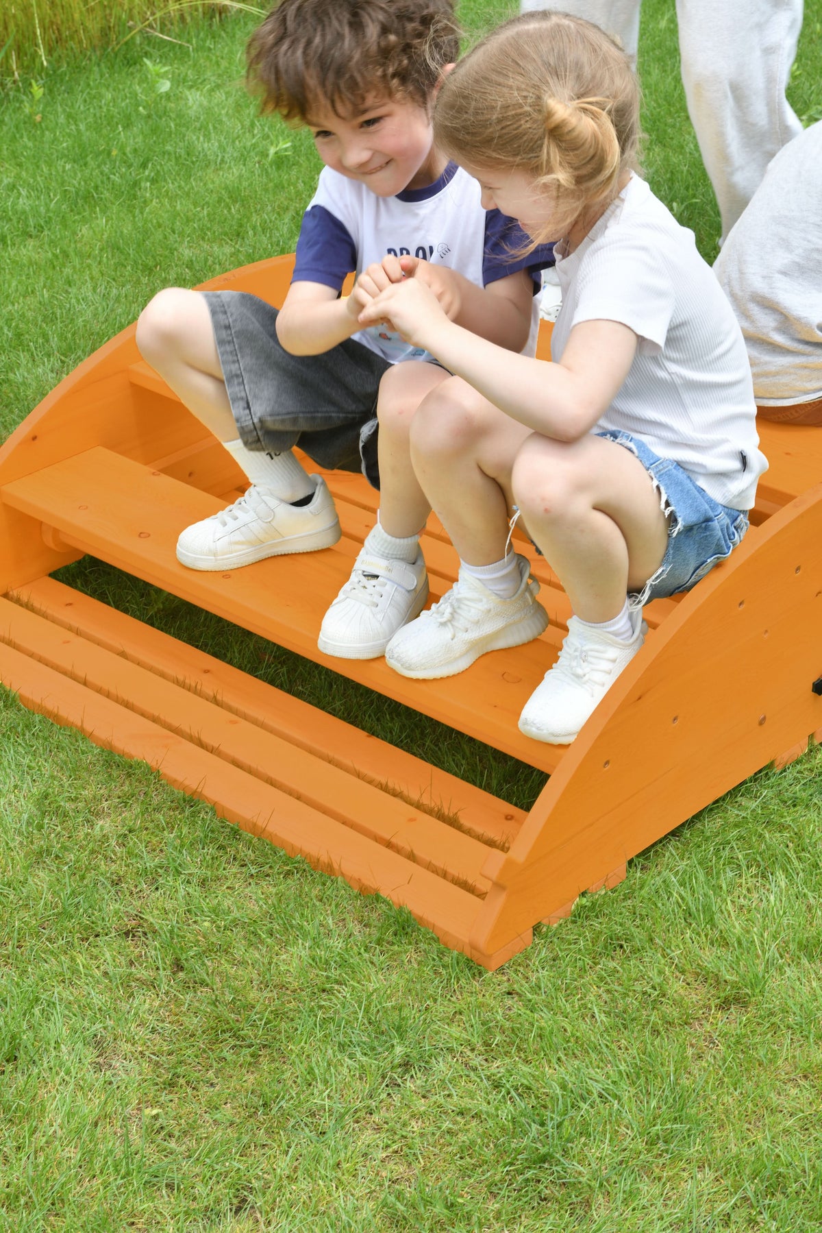 Banyan Jumbo Rocker & Climber | 2-in-1 Wooden Climbing Arch and Rocking Boat for Kids, Indoor & Outdoor