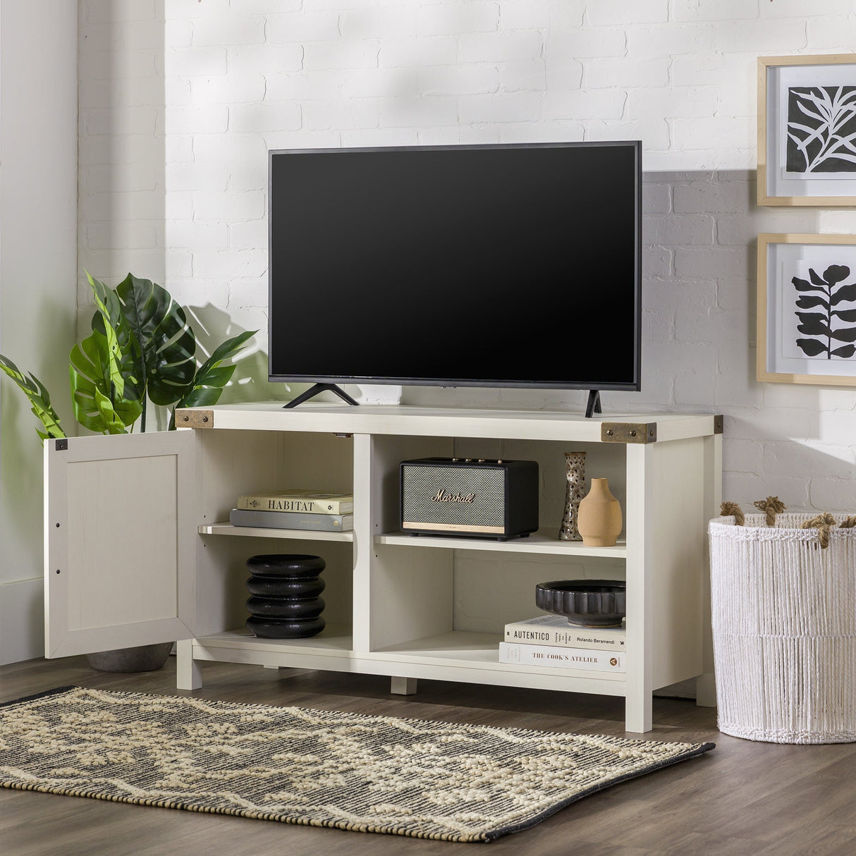 Barn Door TV Stand-Entertainment-Parc Decor