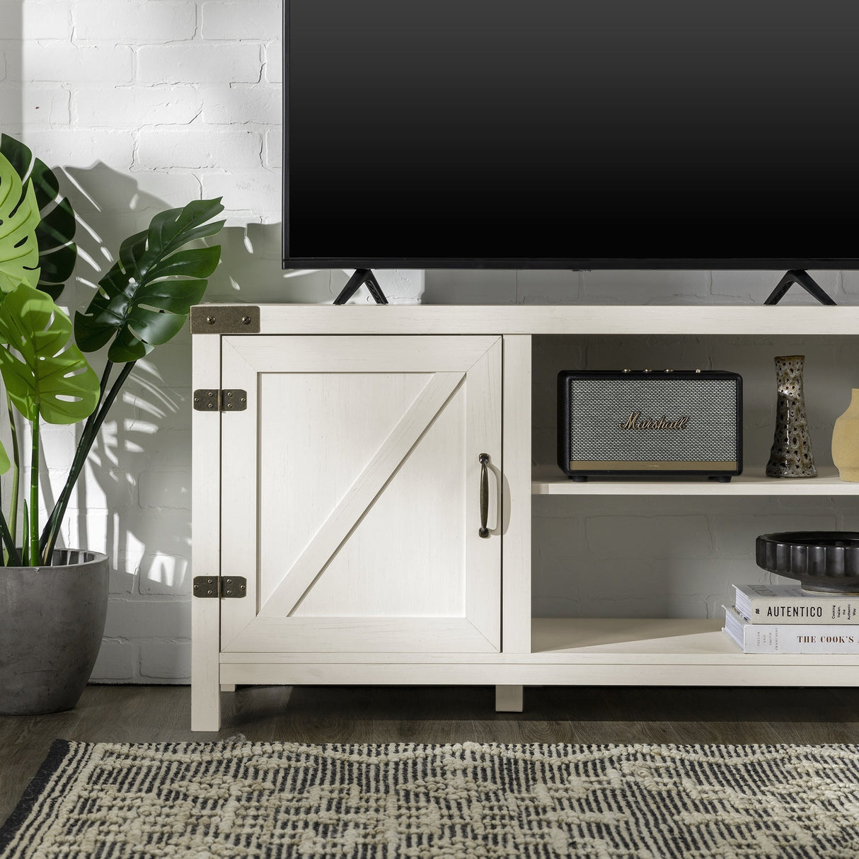 Barn Door TV Stand-Entertainment-Parc Decor