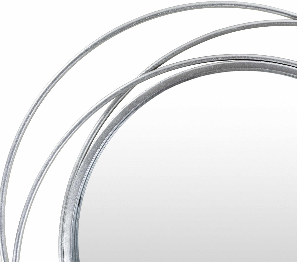 Basay Round Silver Gray Mirror-Mirrors-Parc Decor