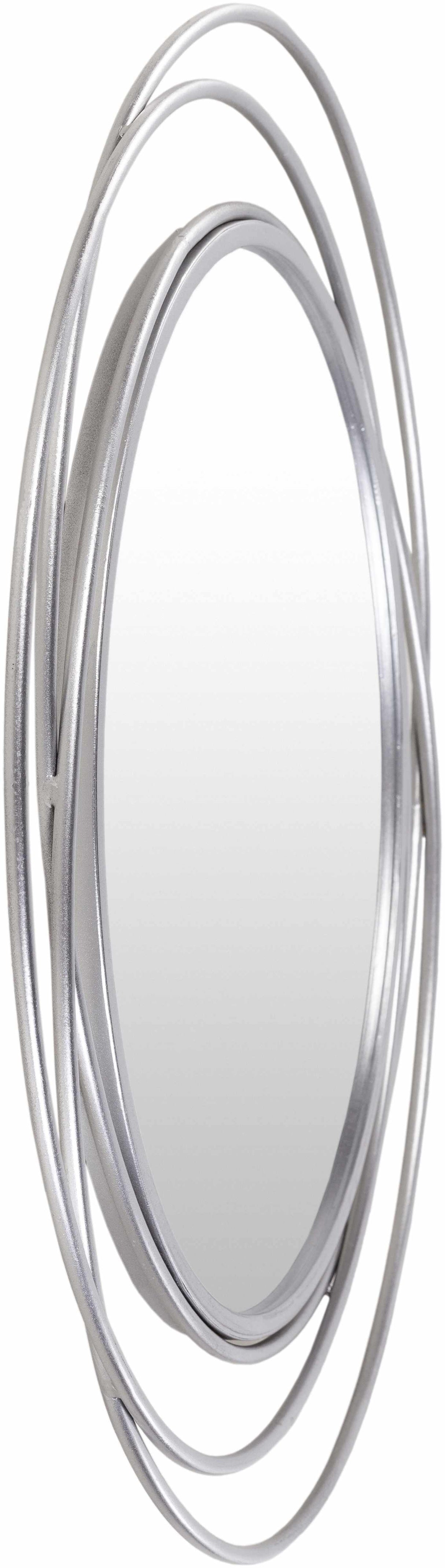 Basay Round Silver Gray Mirror-Mirrors-Parc Decor