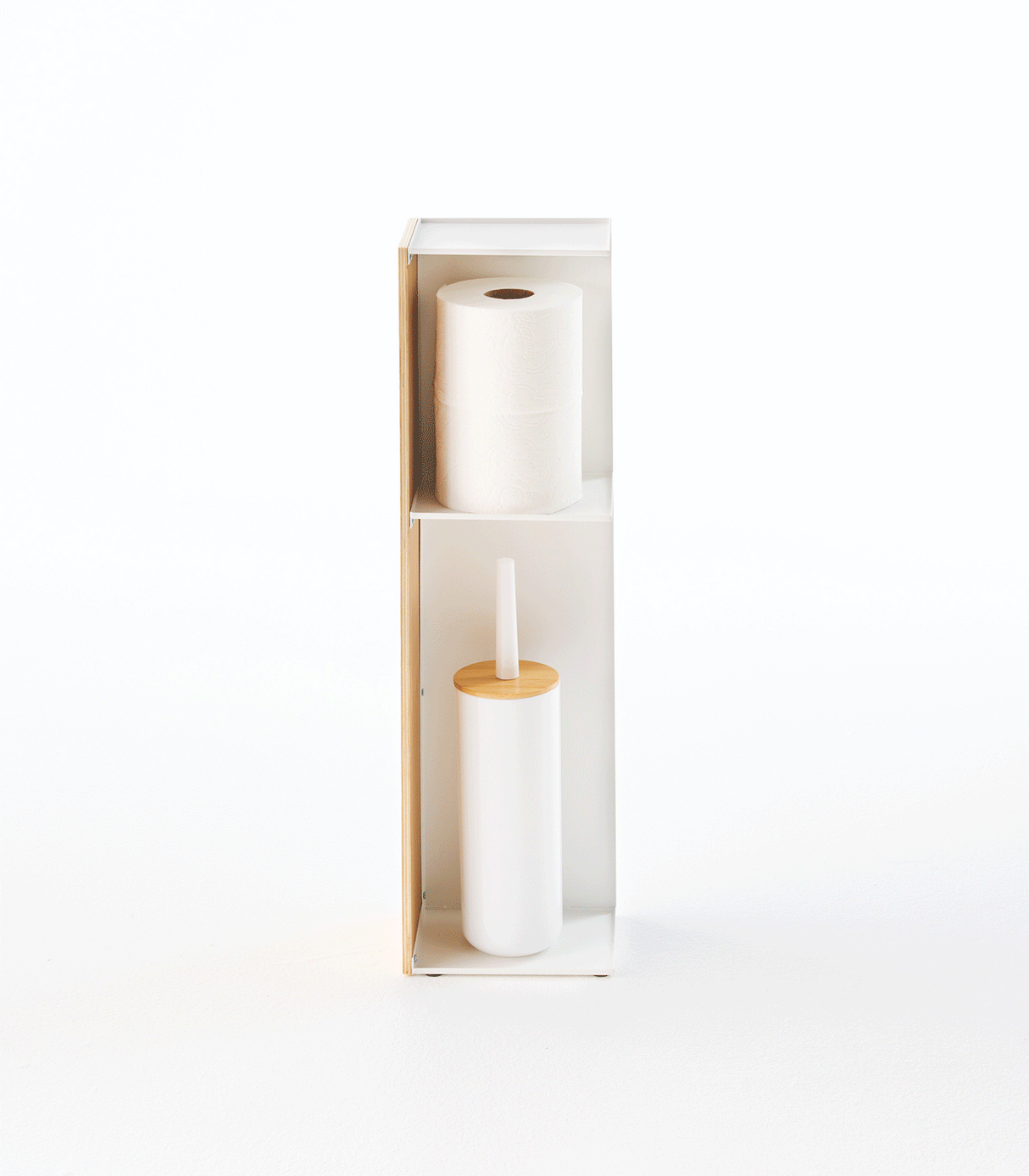 Bathroom Organizer - Steel + Wood