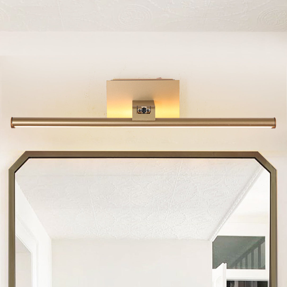 Battery-powered LED Mirror Vanity Light with Remote Control-壁灯-Parc Decor