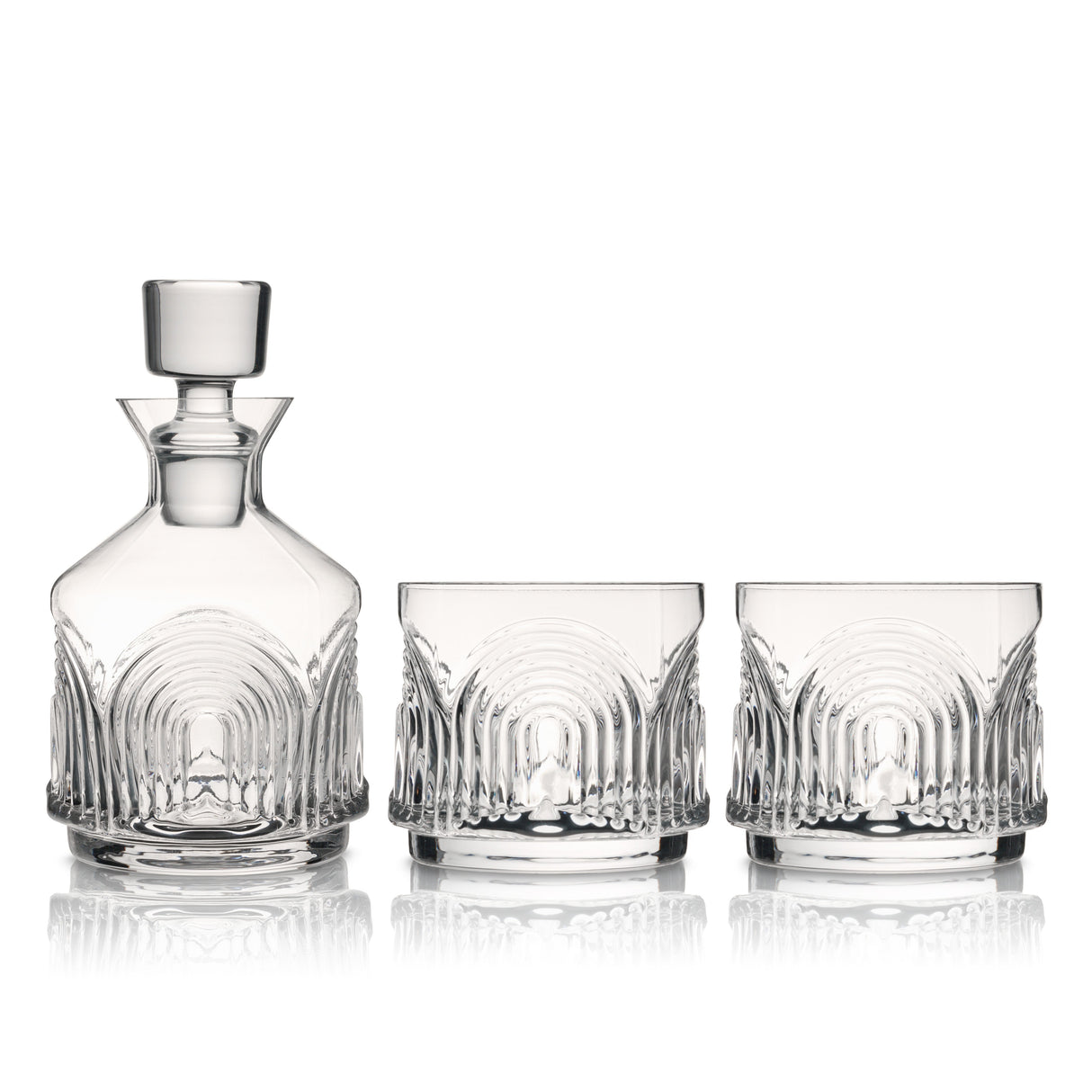 Beau Stacking Decanter Set-product_type::liquor_glass_sets-Parc Decor