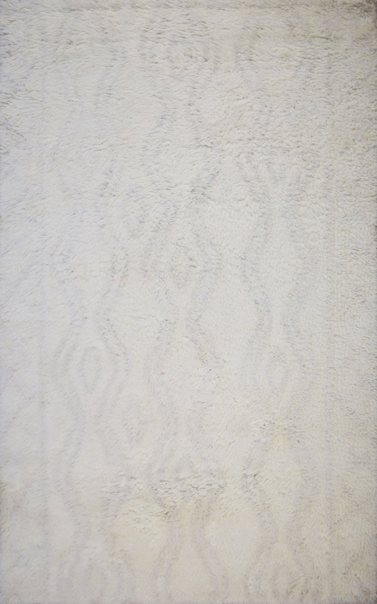 Beige and Charcoal Modern Handmade 5x8 Wool Area Rug