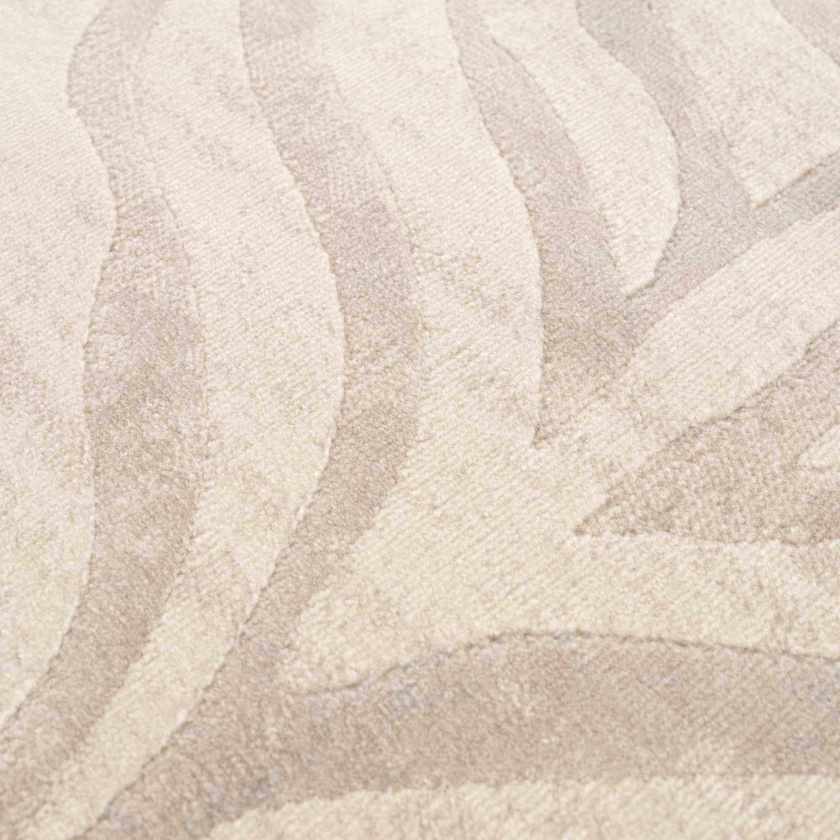 Beige Manteca Zebra Print Area Rug-Rugs-Parc Decor