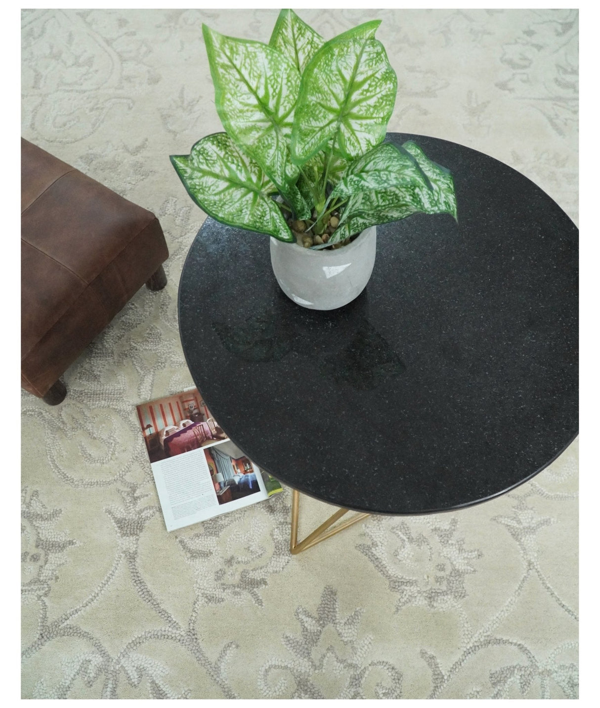 Beige Modern Style Hand Tufted 5x8 Wool Area Rug