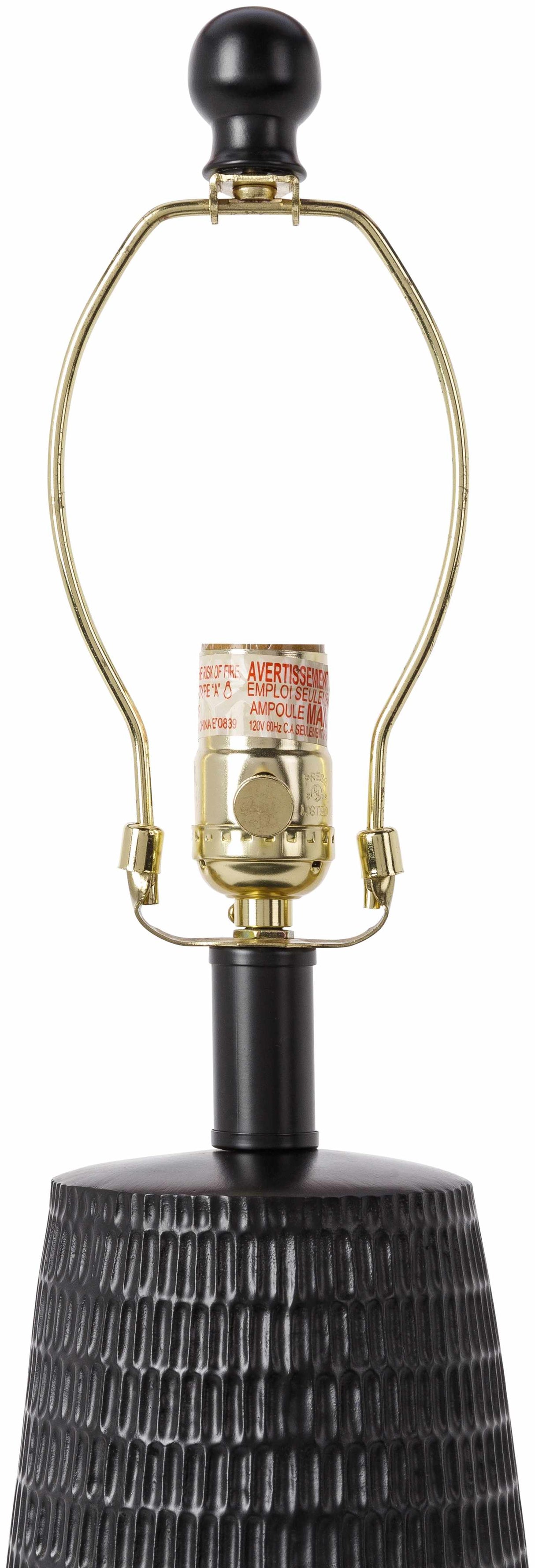 Berehomet Black Table Lamp-Lighting-Parc Decor