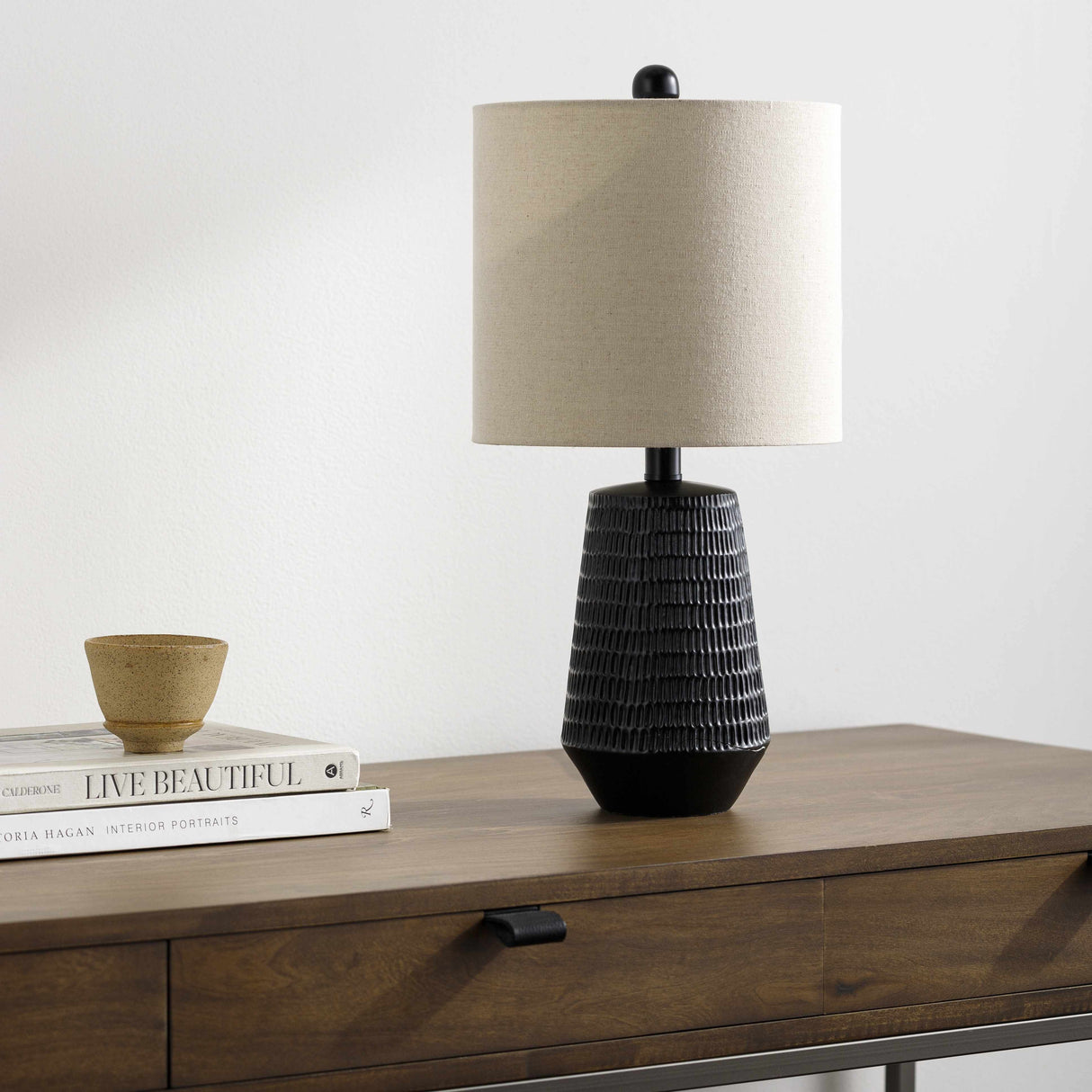 Berehomet Black Table Lamp-Lighting-Parc Decor