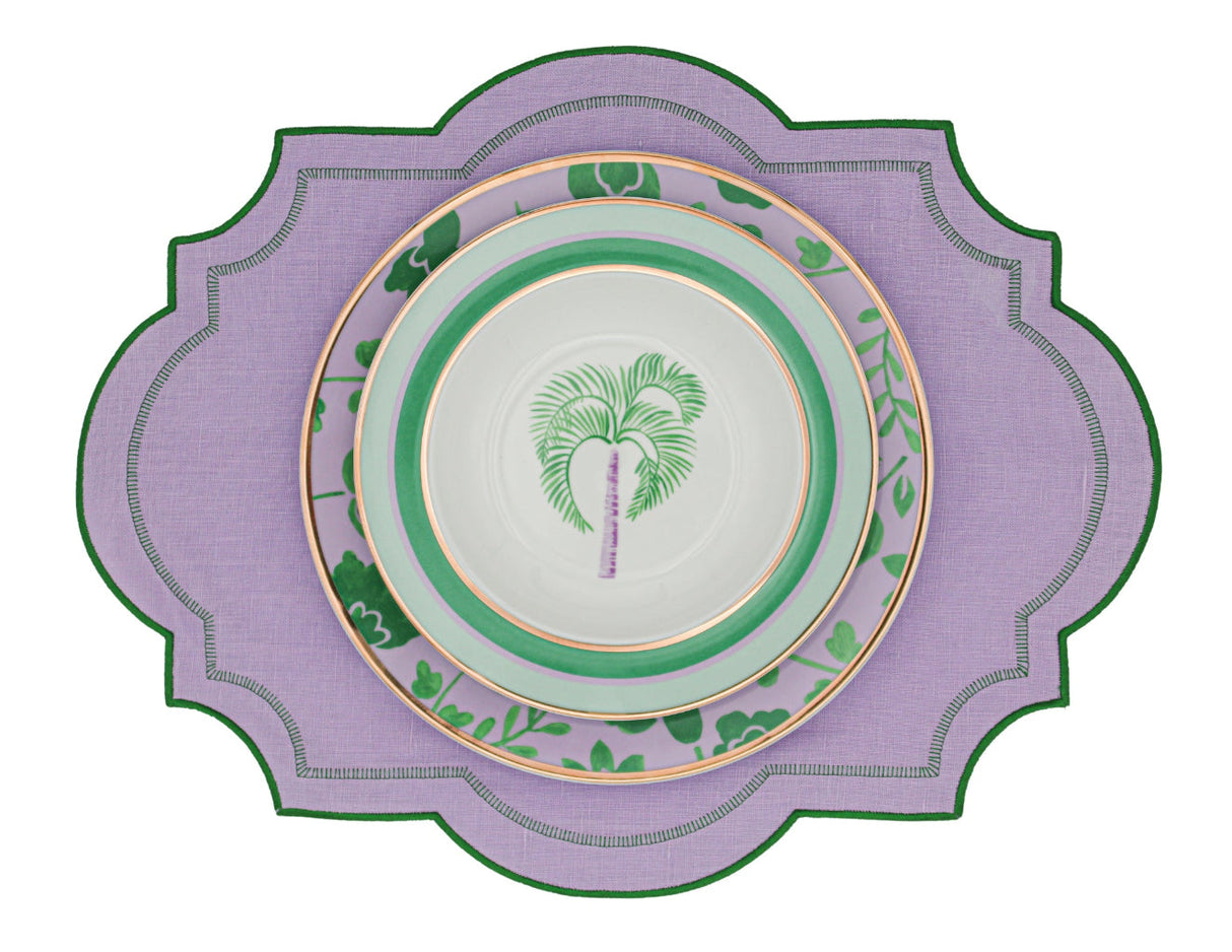 Bernadette Leaf Dinner Plate - Set of 4 (+1 Bonus Plate)