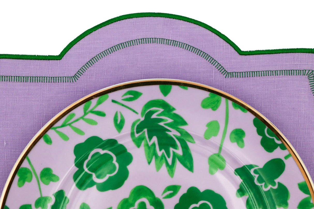 Bernadette Leaf Dinner Plate - Set of 4 (+1 Bonus Plate)
