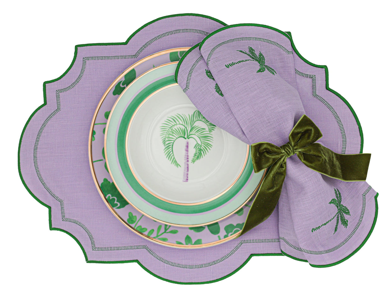 Bernadette Leaf Dinner Plate - Set of 4 (+1 Bonus Plate)-Dinner Plate-Parc Decor
