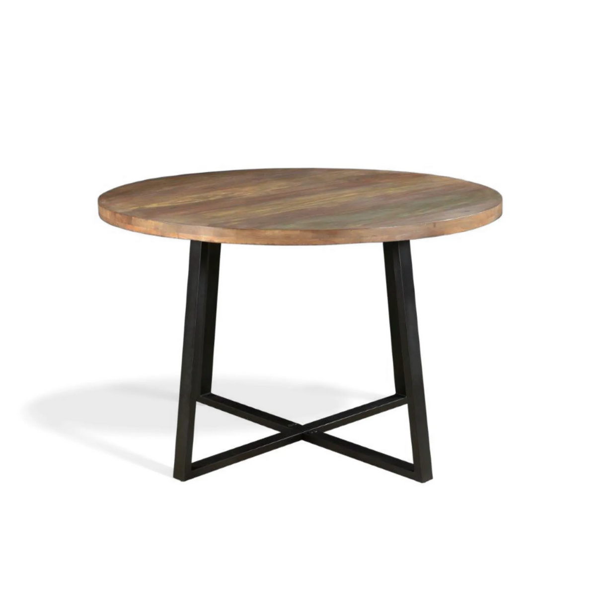 Blossom Round Reclaimed Wood Dining Table-Dining Table-Parc Decor
