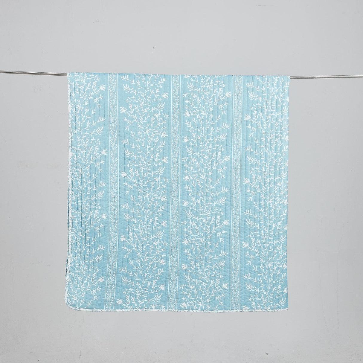 Blue Floral Quilt Set - Senna Collection-Parc Decor