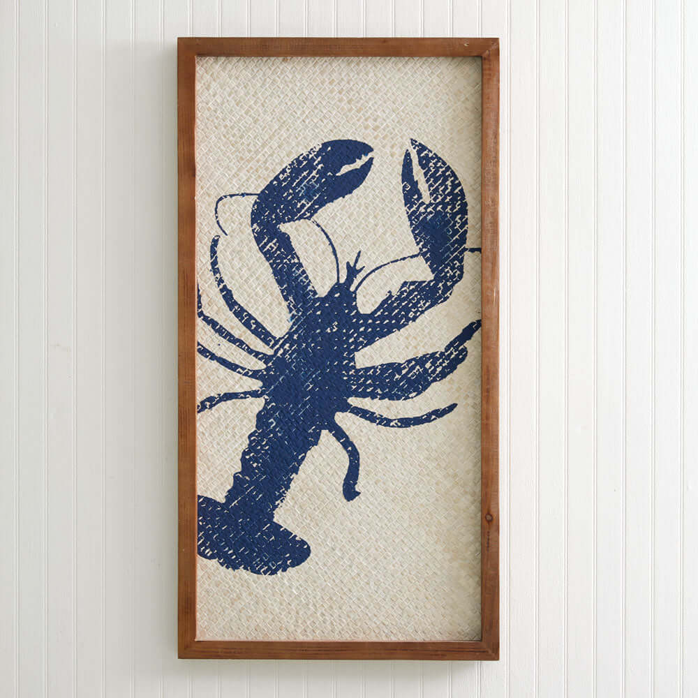 Blue Lobster Wall Art-Wall Decor-Parc Decor