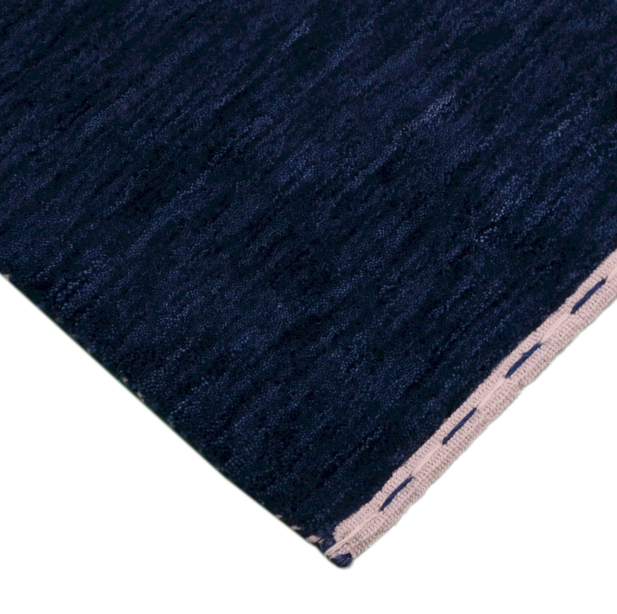 Blue Tribal Design Hand Loomed Wool Area Rug