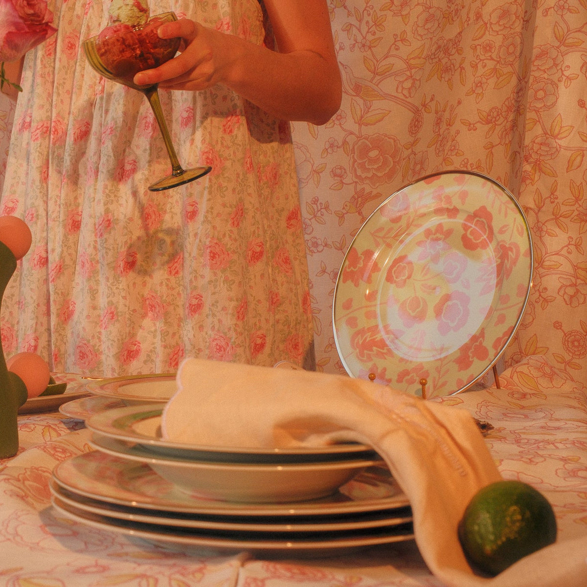 Blush Buttercream Linen Napkins – Set of 4