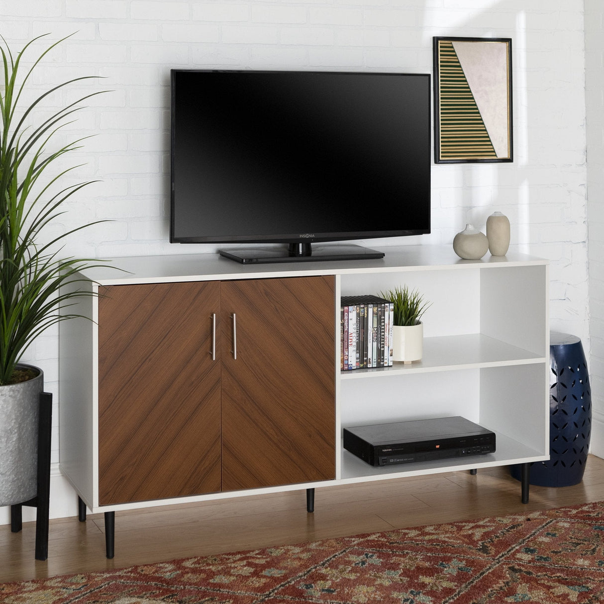 Bookmatch Asymmetrical Sideboard / TV Stand-Dining / Kitchen-Parc Decor