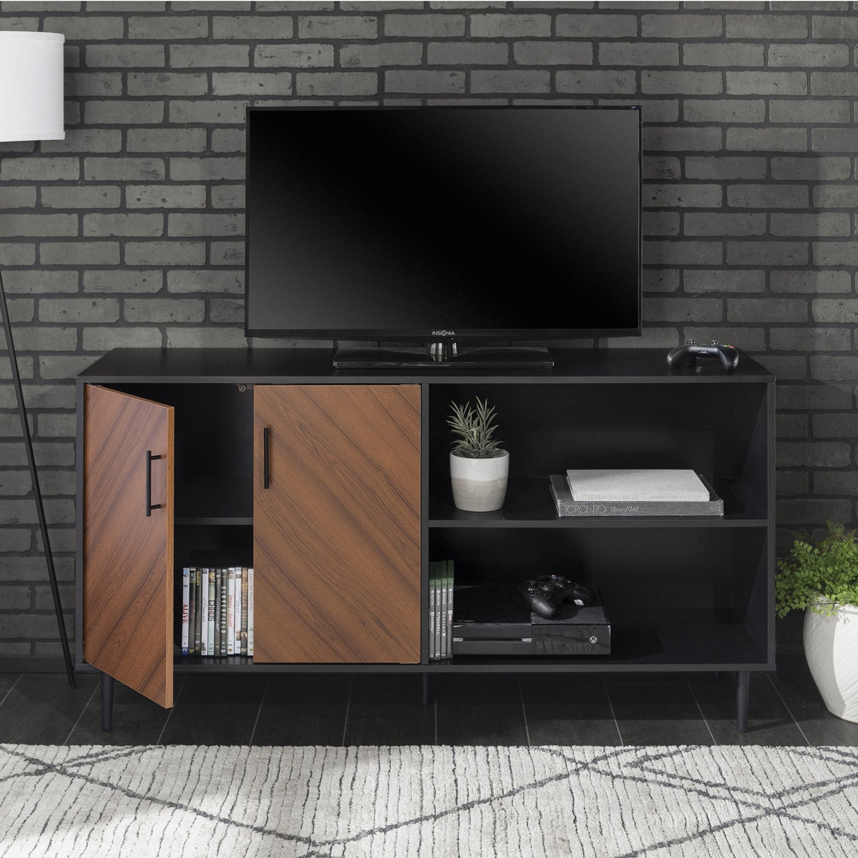 Bookmatch Asymmetrical Sideboard / TV Stand-Dining / Kitchen-Parc Decor