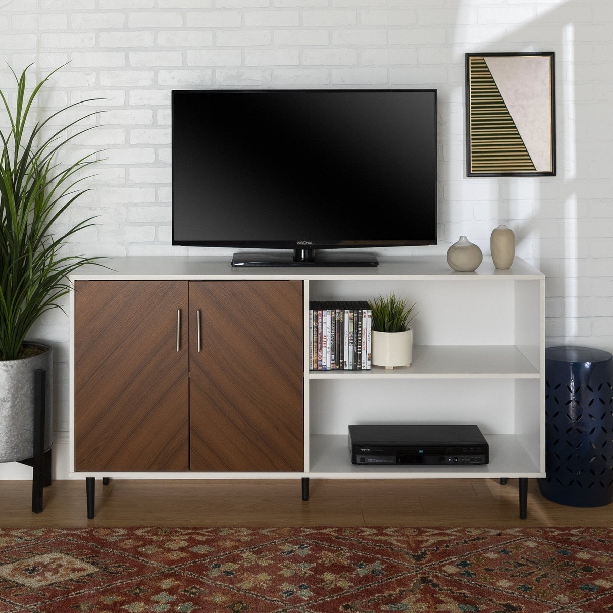 Bookmatch Asymmetrical Sideboard / TV Stand-Dining / Kitchen-Parc Decor