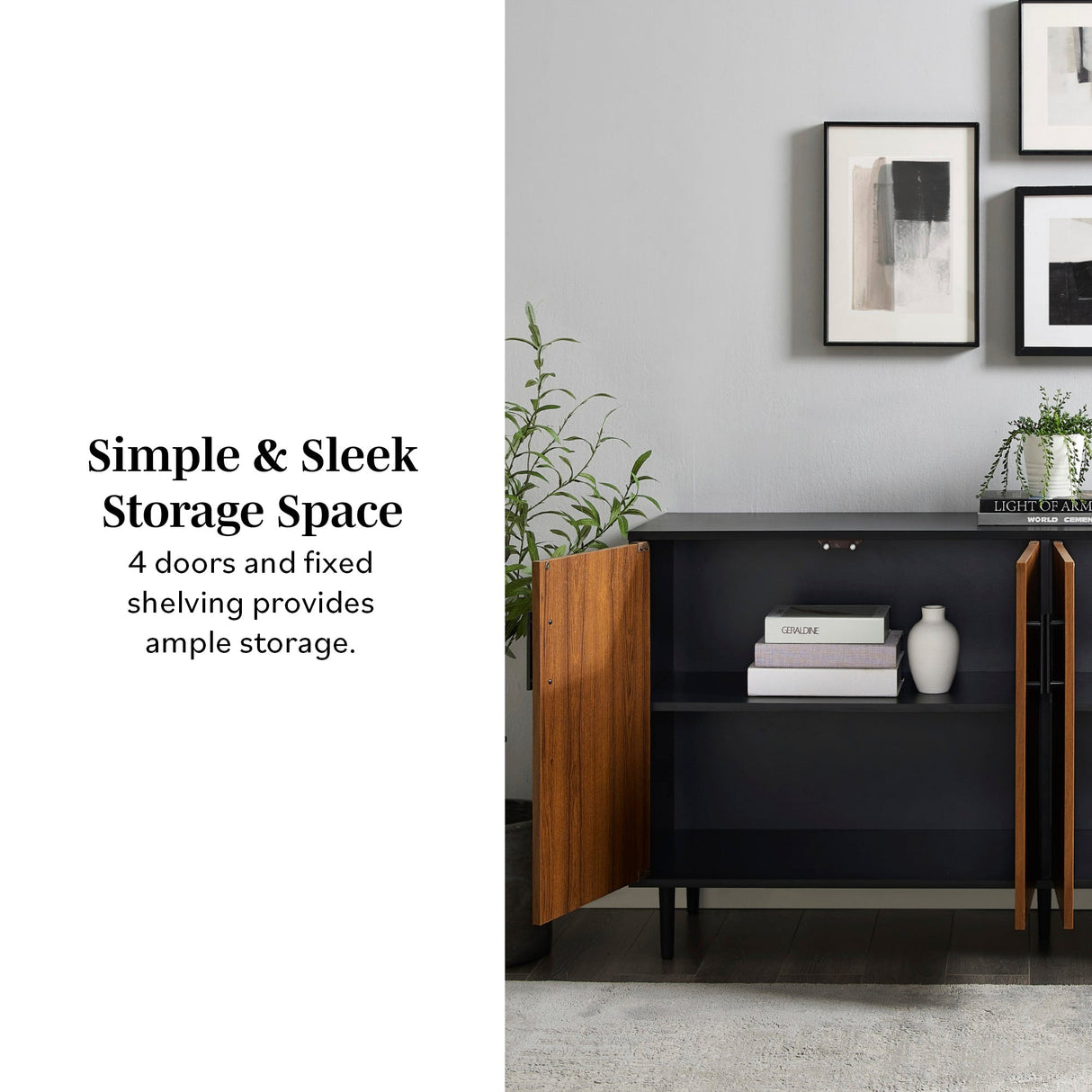 Bookmatch Hampton Buffet Sideboard / TV Stand-Dining / Kitchen-Parc Decor