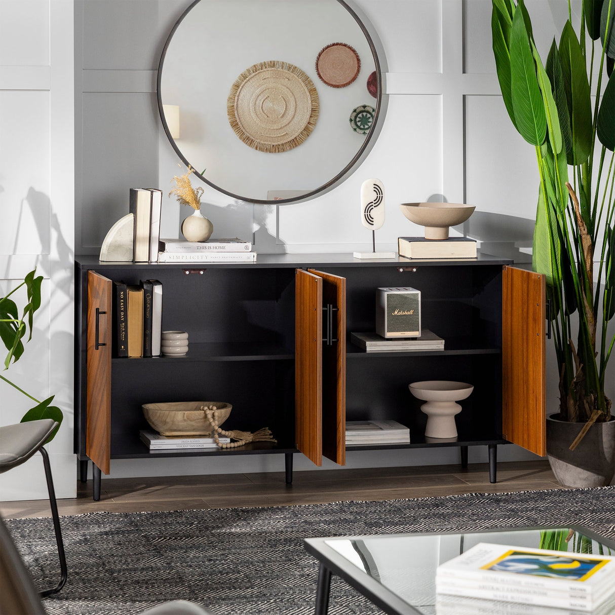 Bookmatch Hampton Buffet Sideboard / TV Stand-Dining / Kitchen-Parc Decor