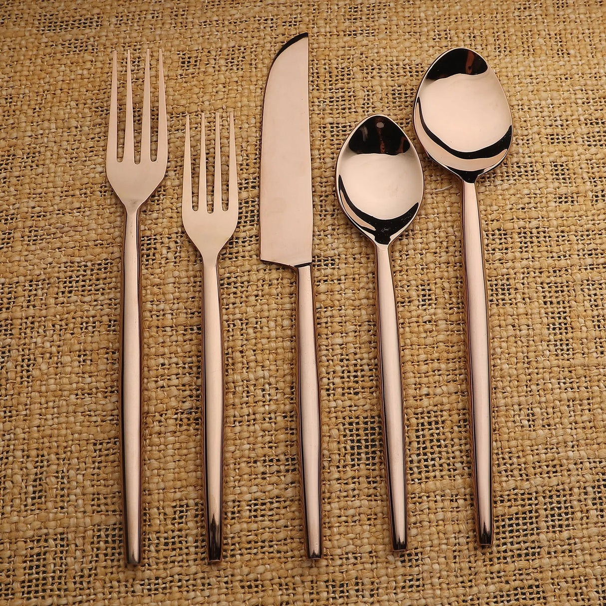 Brio PVD 5 Pc. Flatware Set-flatware set-Parc Decor