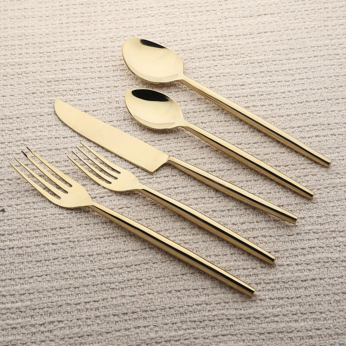 Brio PVD 5 Pc. Flatware Set-flatware set-Parc Decor