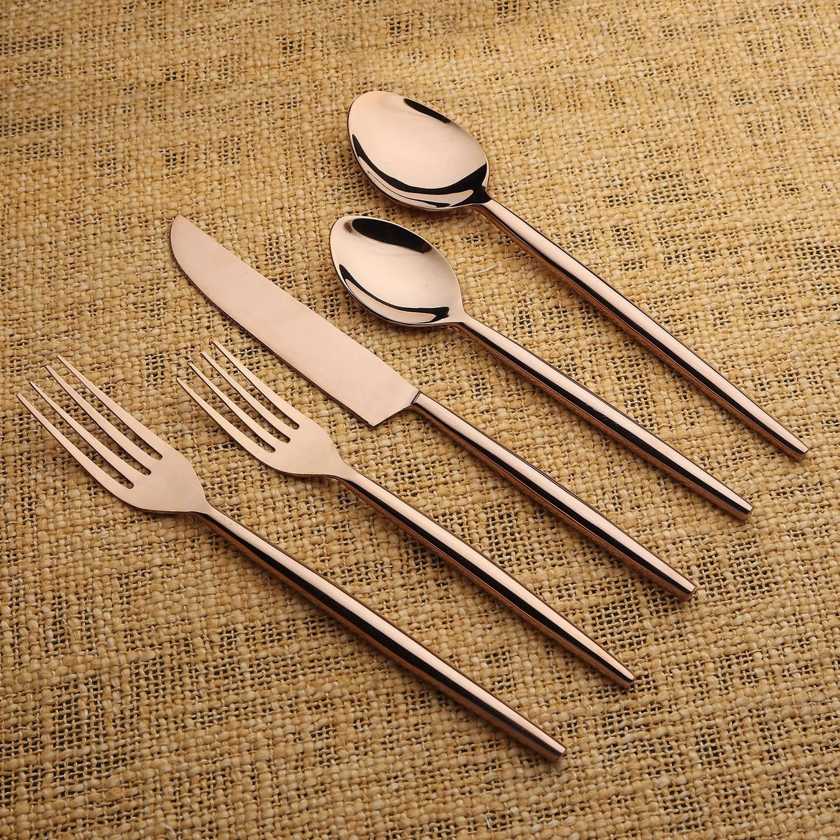 Brio PVD 5 Pc. Flatware Set-flatware set-Parc Decor
