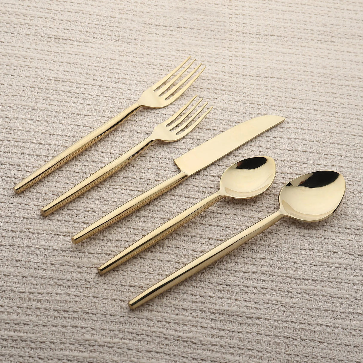 Brio PVD 5 Pc. Flatware Set-flatware set-Parc Decor