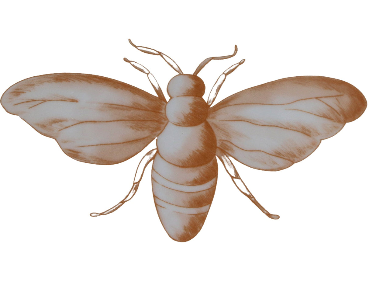 Bumble Homecoming Scalloped Starter Plate - Case of 12 Plates (+3 Bonus Plates)-Starter Plate-Parc Decor