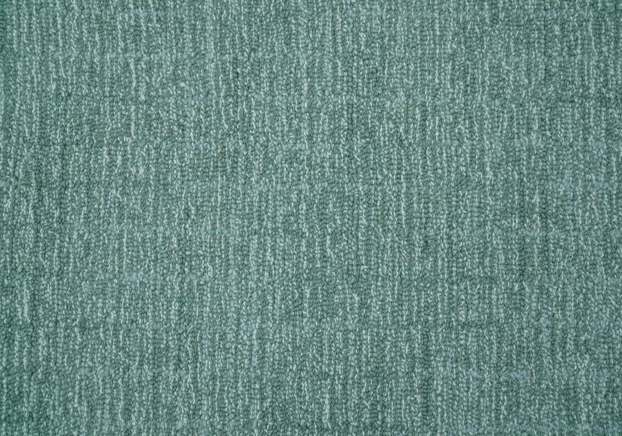 Cam Custom Made Modern Style Teal Hand Tufted Wool Rug
