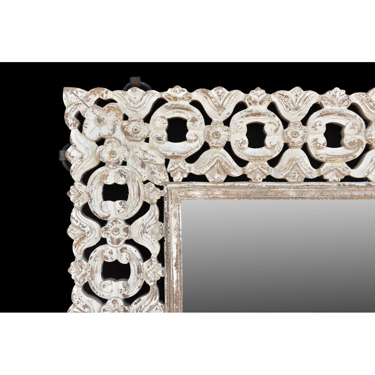 Carved Wooden Mirror