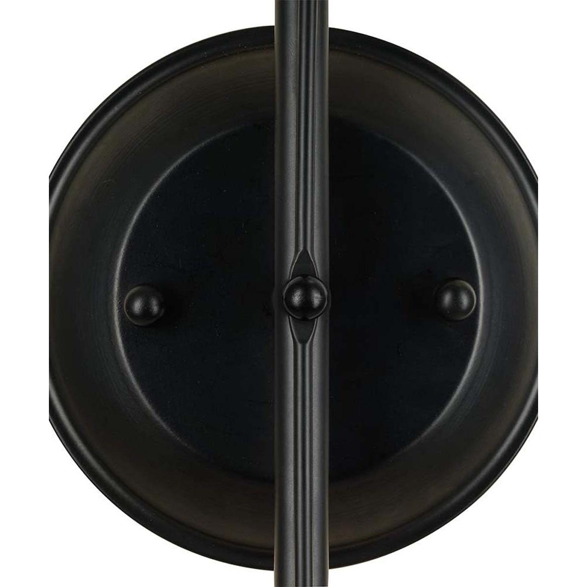 Catalina 17"H 1-Light LED Scroll Décor Wall Sconce Light Fixture Dark Bronze Finish