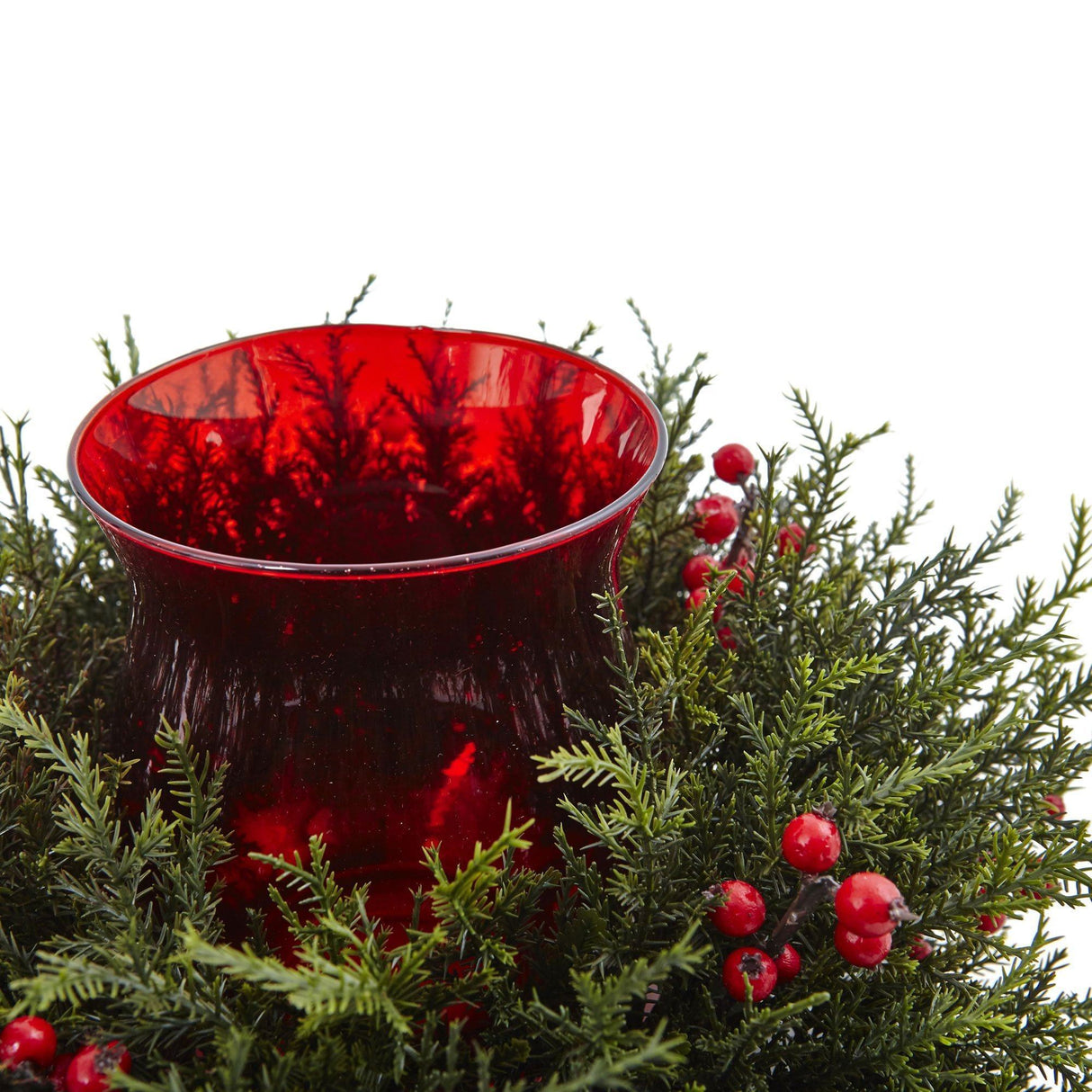 Cedar Berry Candelabrum-Arrangement-Parc Decor