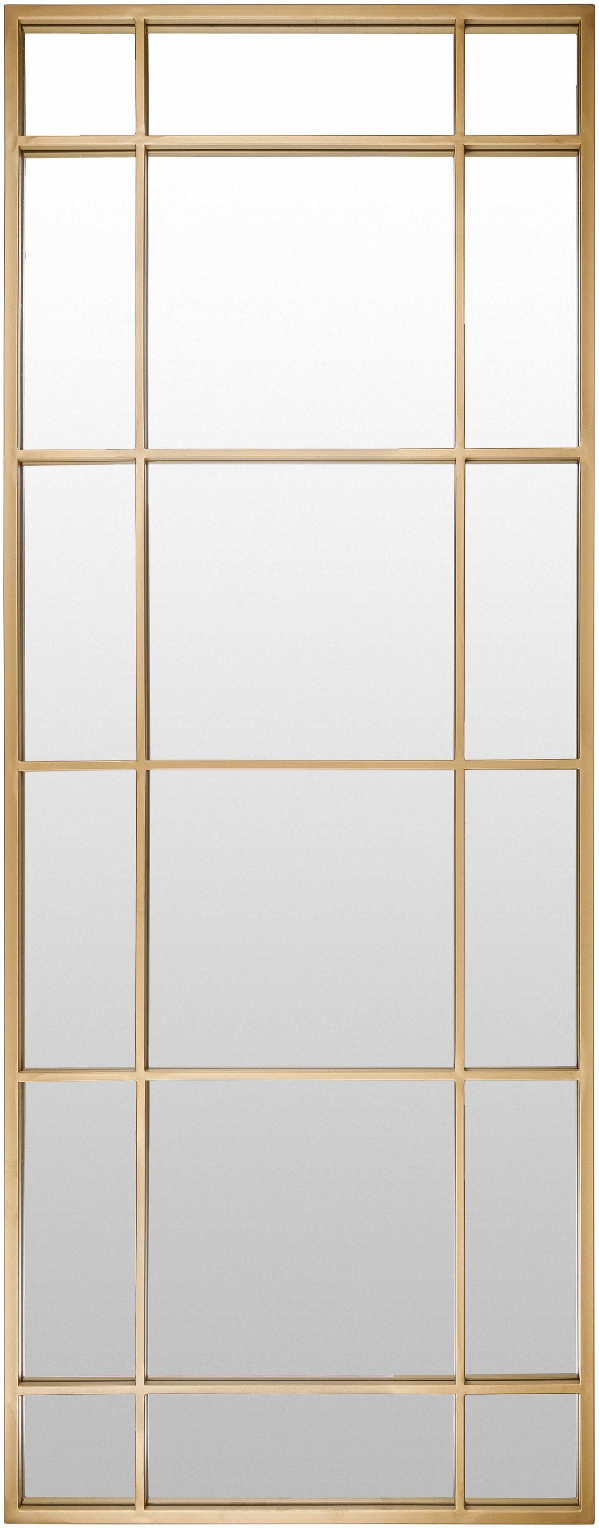 Cersosimo Round Gold Framed Mirror-Mirrors-Parc Decor