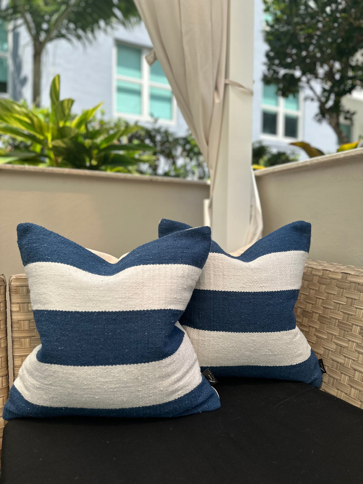 Chatham Striped Outdoor Pillow Cover-Outdoor pillow cover-Parc Decor