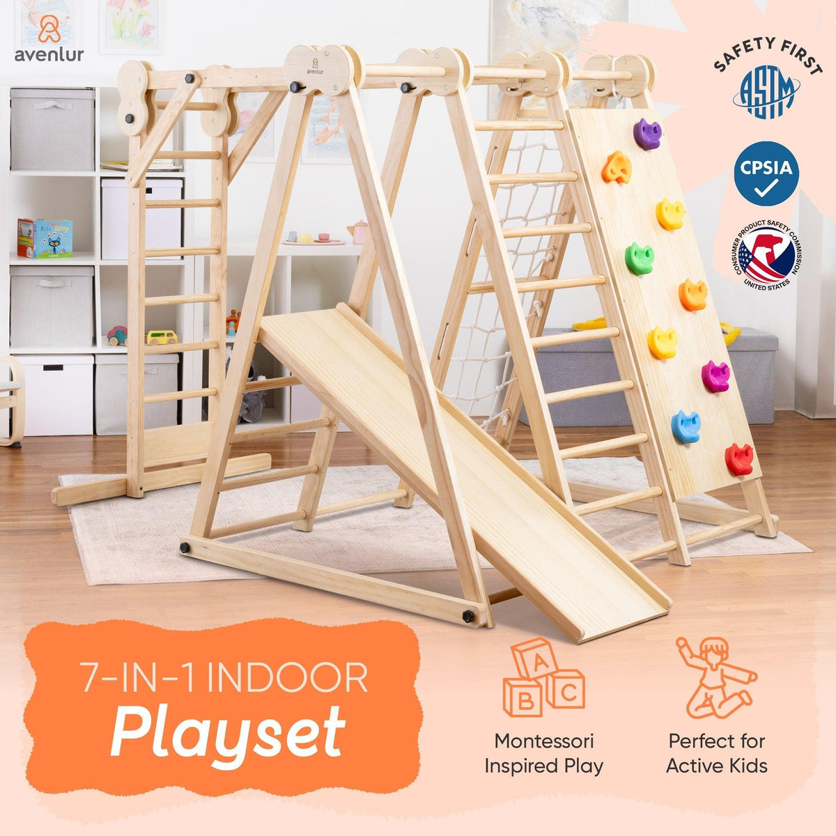 Chestnut | Foldable Jungle Gym