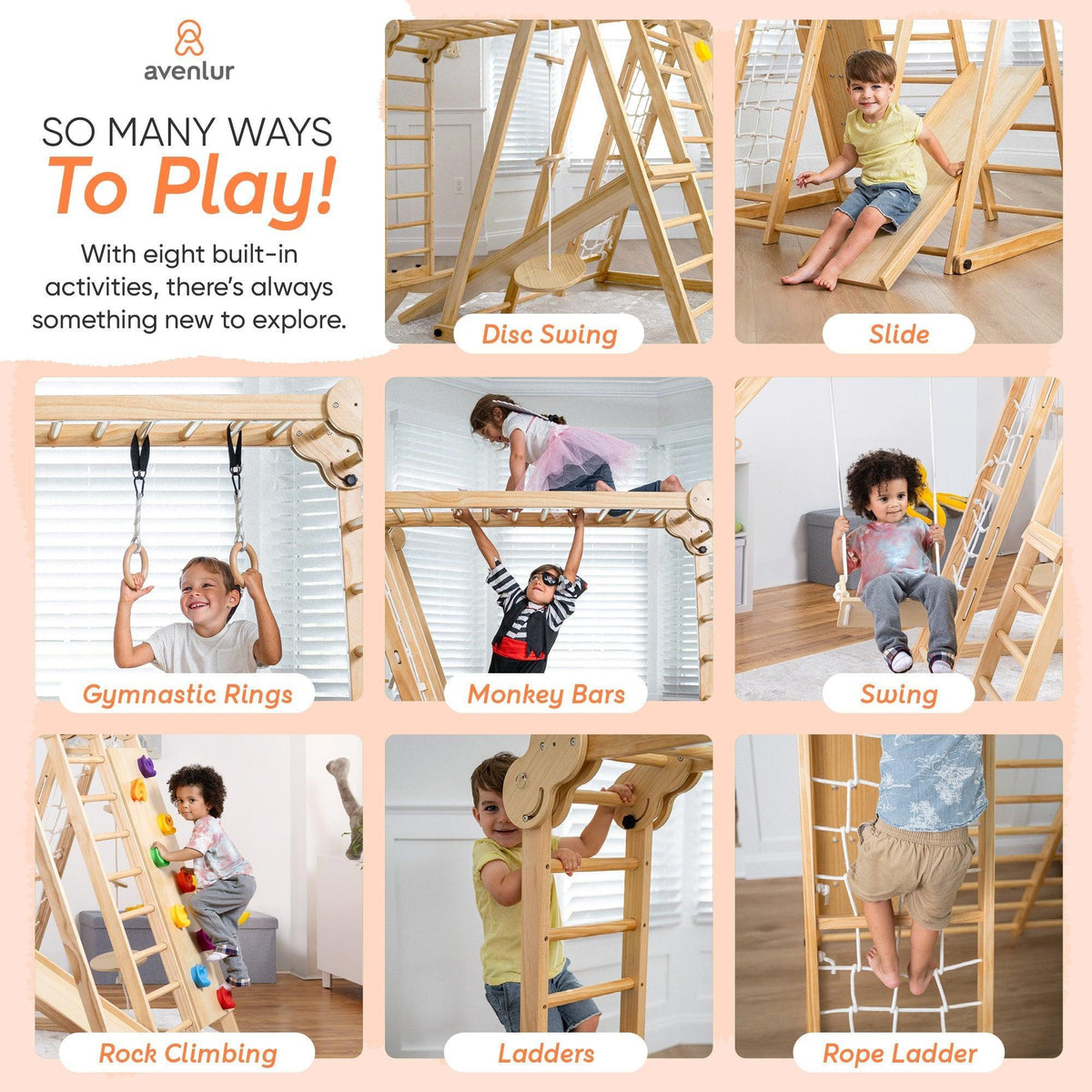Chestnut | Foldable Jungle Gym