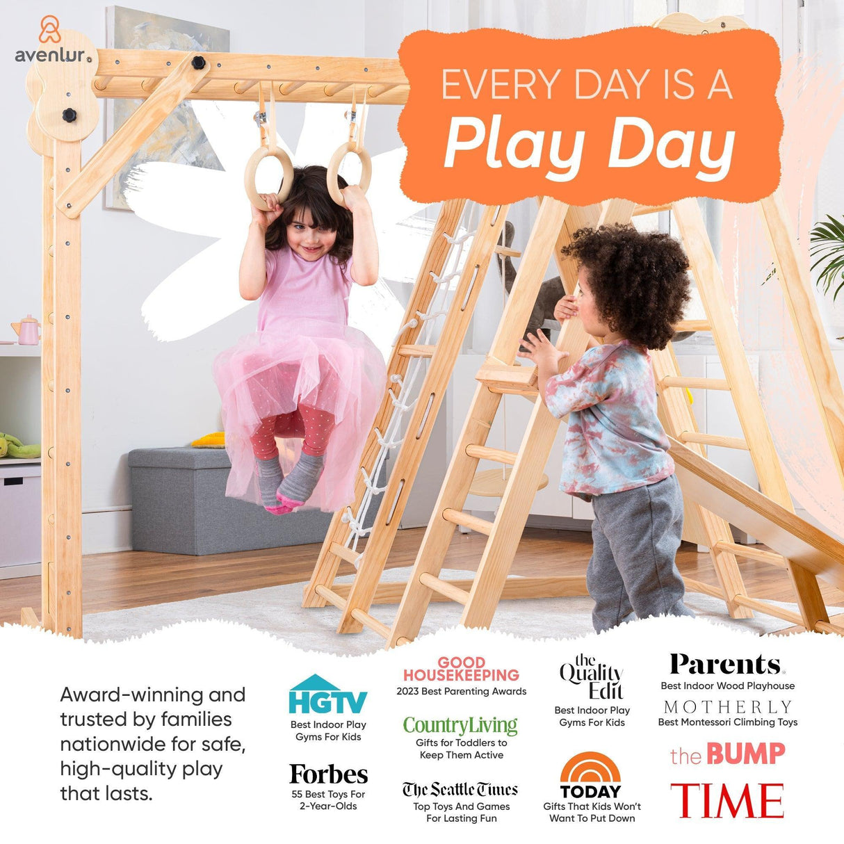 Chestnut | Foldable Jungle Gym
