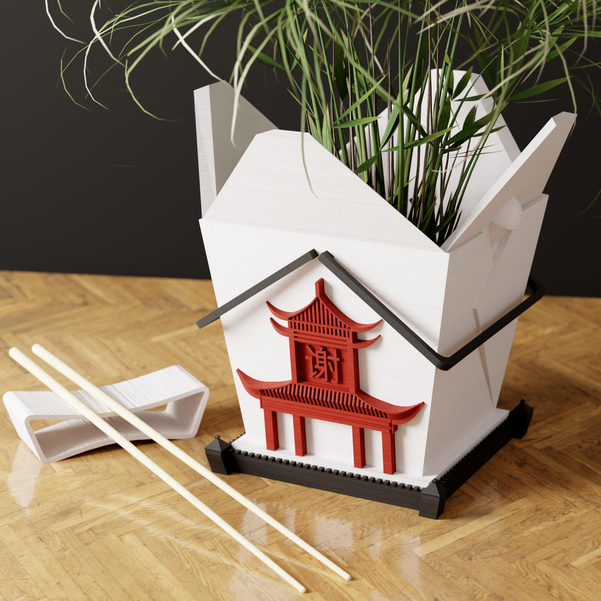 Chinese Takeout Planter-Planter-Parc Decor