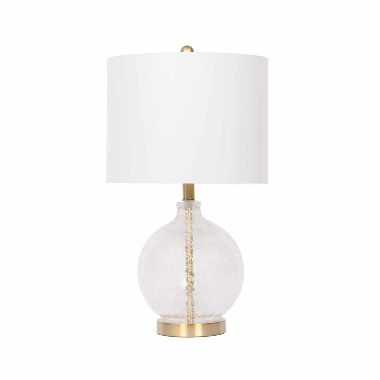 Ciel Contemporary Glass Textured Table Lamp-Lighting-Parc Decor