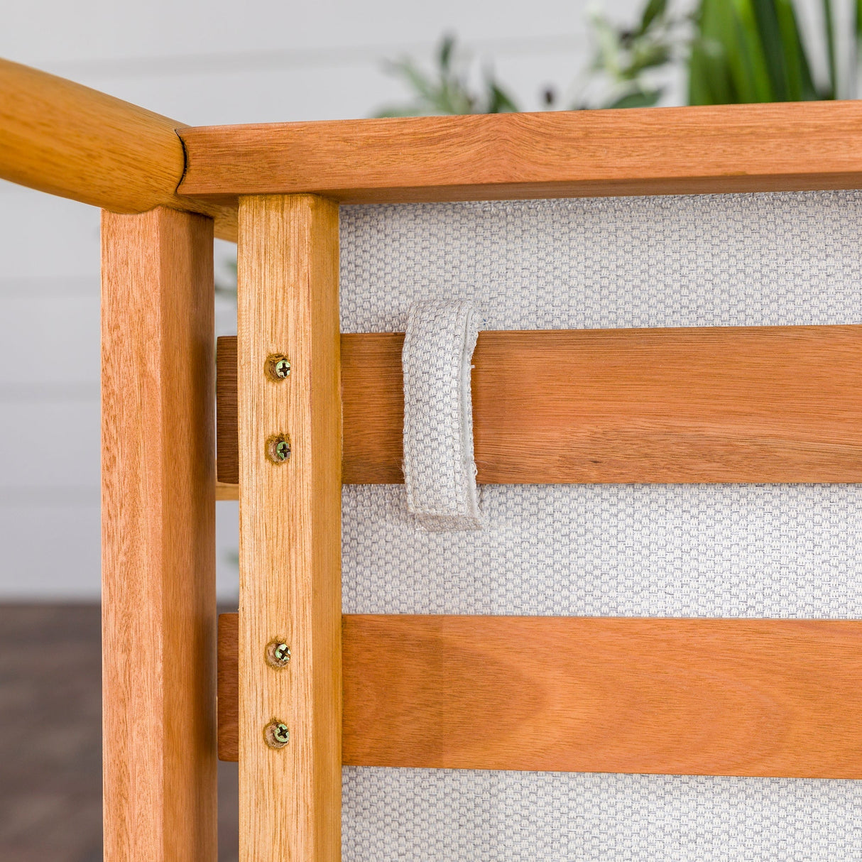 Circa Modern Solid Wood Spindle Patio Loveseat-Outdoor-Parc Decor