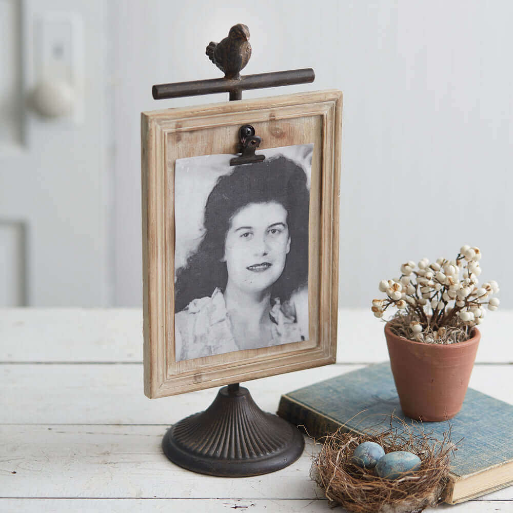 Clipboard Picture Frame with Bird-Home Decor-Parc Decor