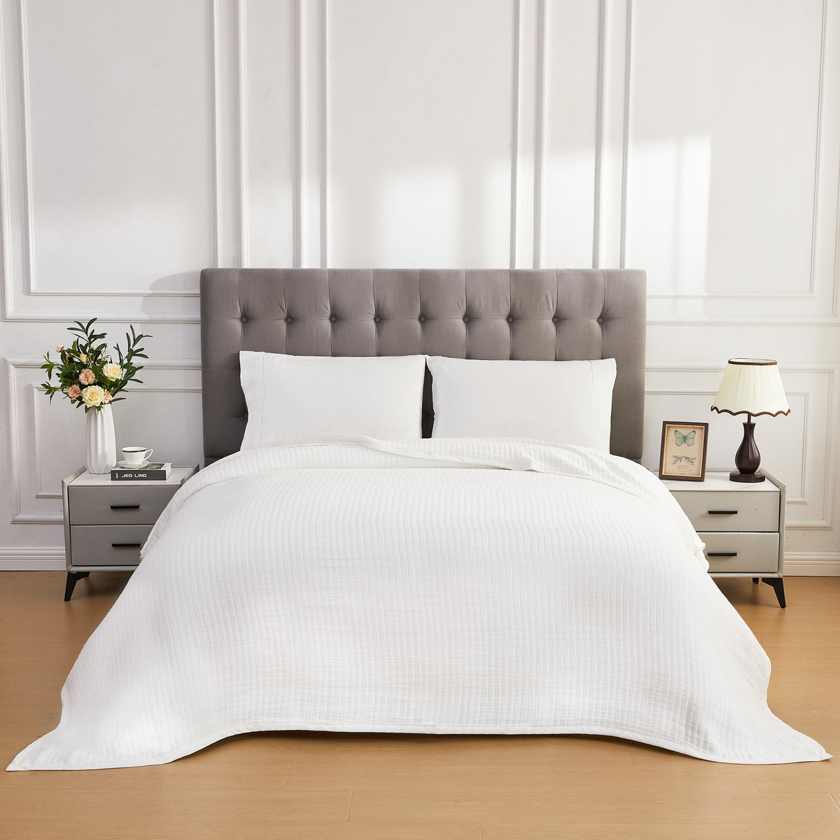 Cloud Cotton Gauze Blanket-Blanket-Parc Decor