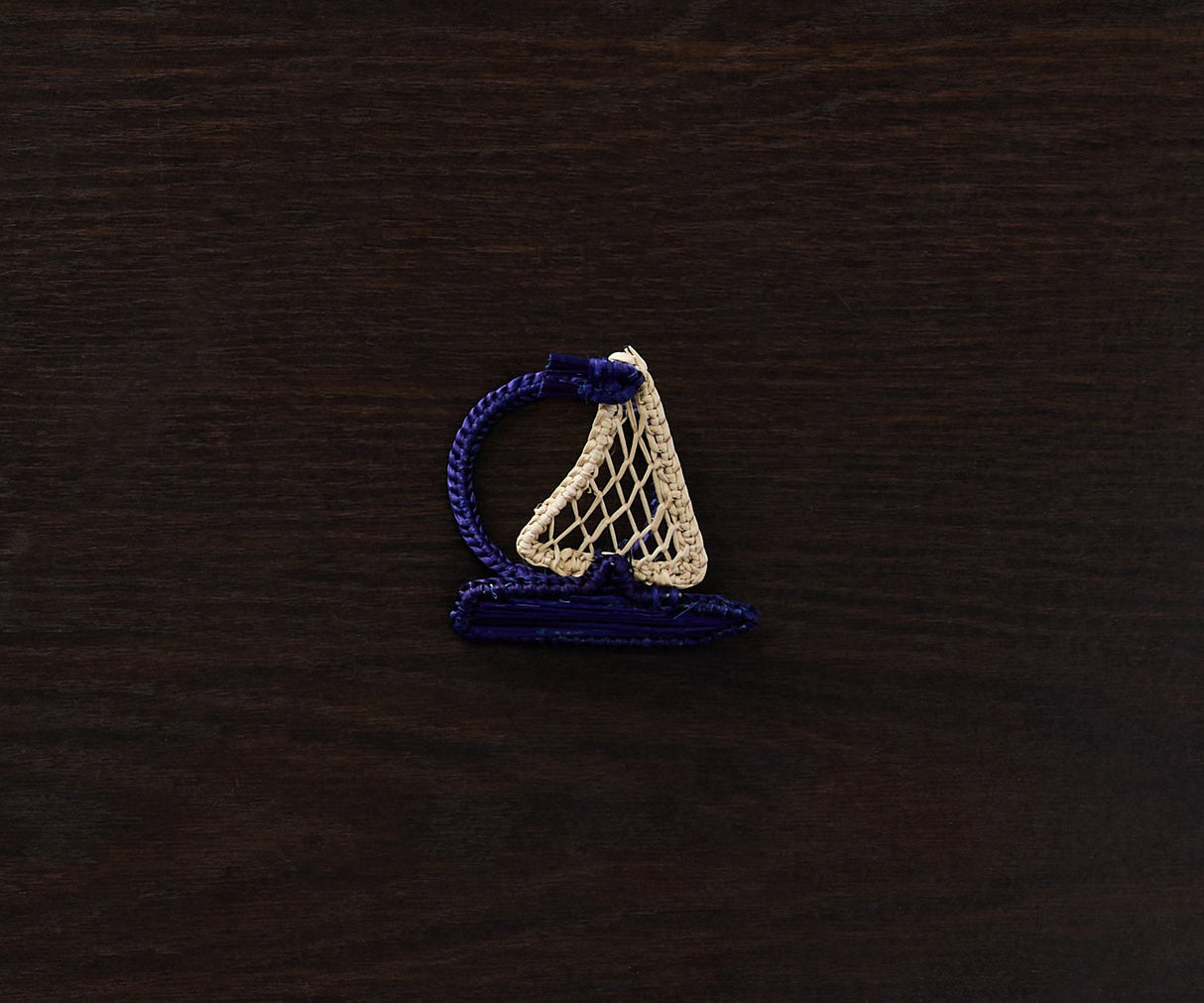 Coastal Sailboat Napkin Ring – Handwoven Iraca Palm – Nautical Table Decor from Colombia-Napkins-Parc Decor