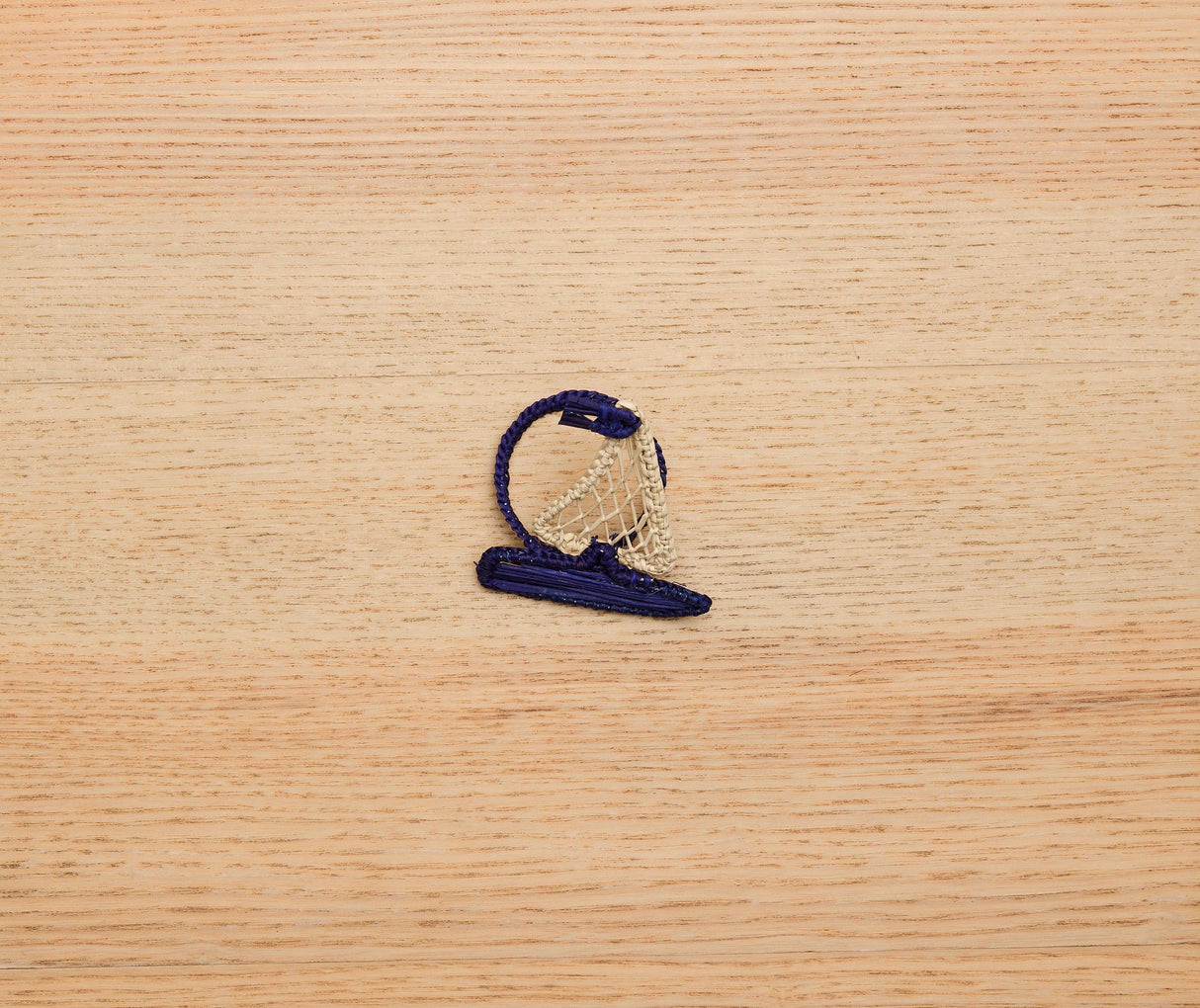 Coastal Sailboat Napkin Ring – Handwoven Iraca Palm – Nautical Table Decor from Colombia-Napkins-Parc Decor