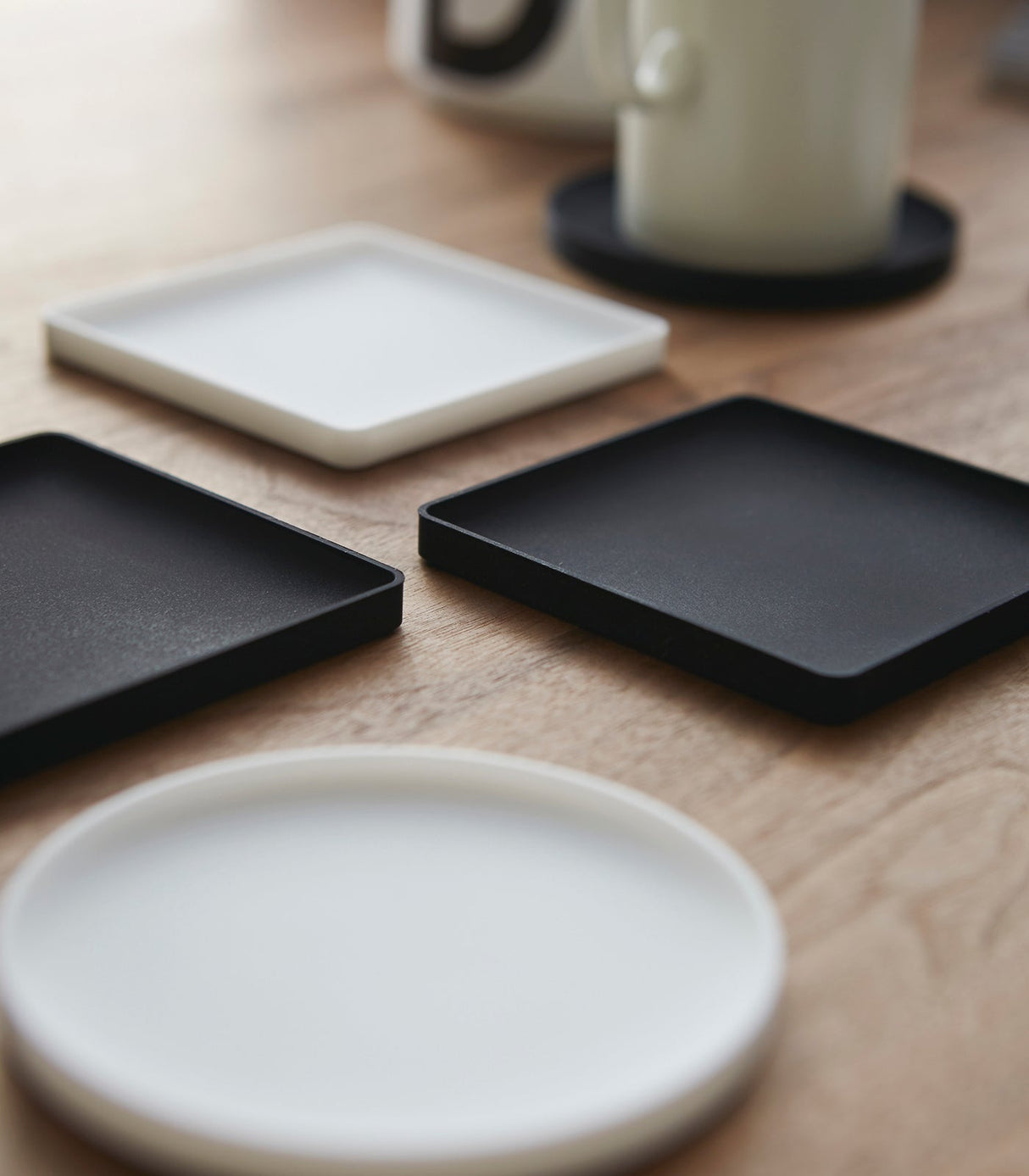 Coasters (Set of 6) - Two Styles - Silicone-Tabletop-Parc Decor