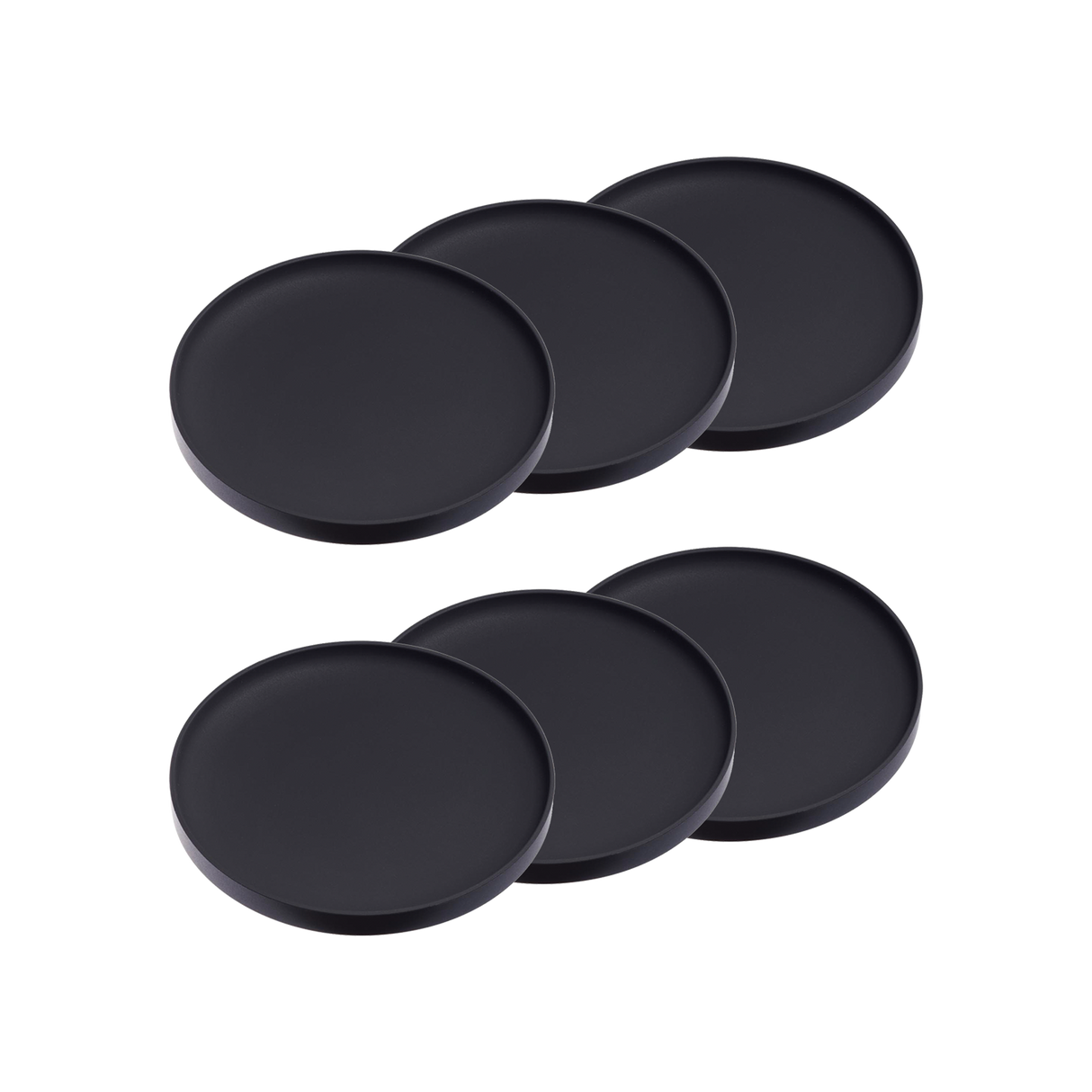 Coasters (Set of 6) - Two Styles - Silicone-Tabletop-Parc Decor