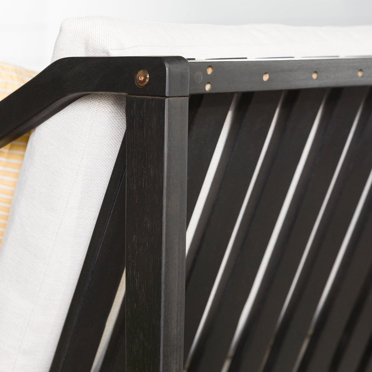 Cologne Modern Solid Wood Outdoor Loveseat-Outdoor-Parc Decor